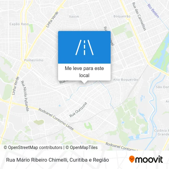 Rua Mário Ribeiro Chimelli mapa