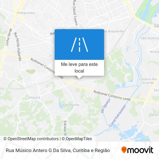 Rua Músico Antero G Da Silva mapa