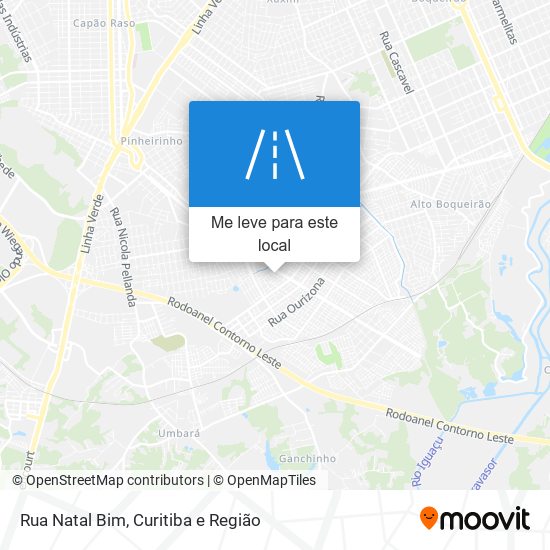 Rua Natal Bim mapa