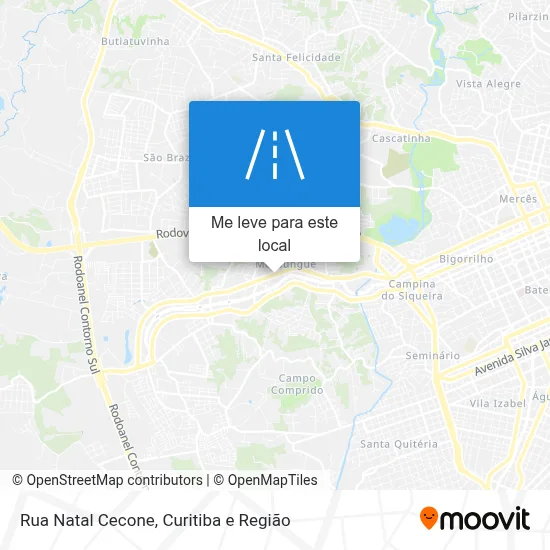 Rua Natal Cecone mapa