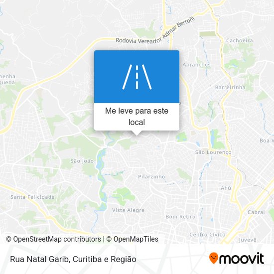 Rua Natal Garib mapa