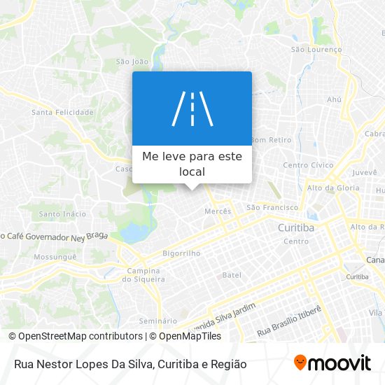 Rua Nestor Lopes Da Silva mapa