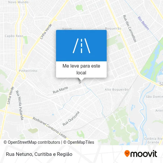 Rua Netuno mapa