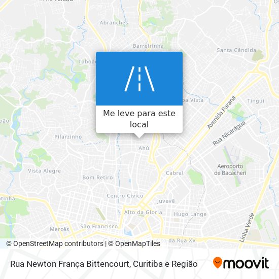 Rua Newton França Bittencourt mapa