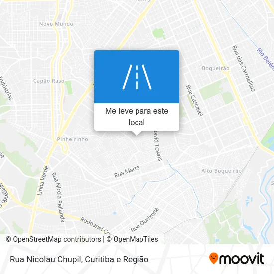 Rua Nicolau Chupil mapa