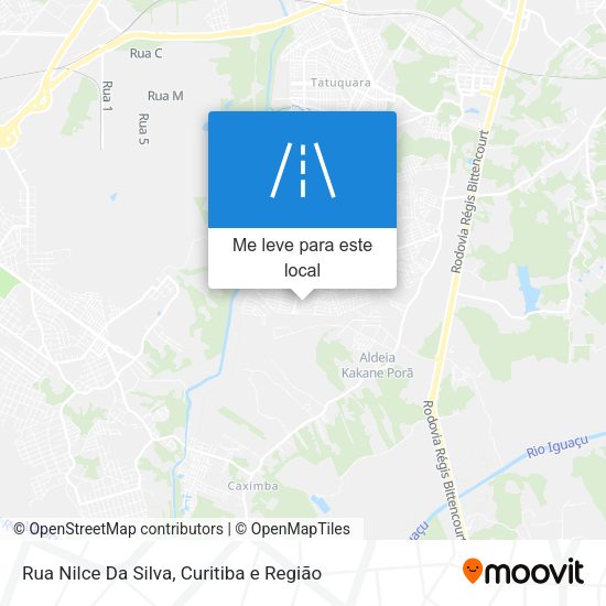 Rua Nilce Da Silva mapa