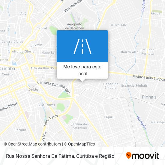 Rua Nossa Senhora De Fátima mapa