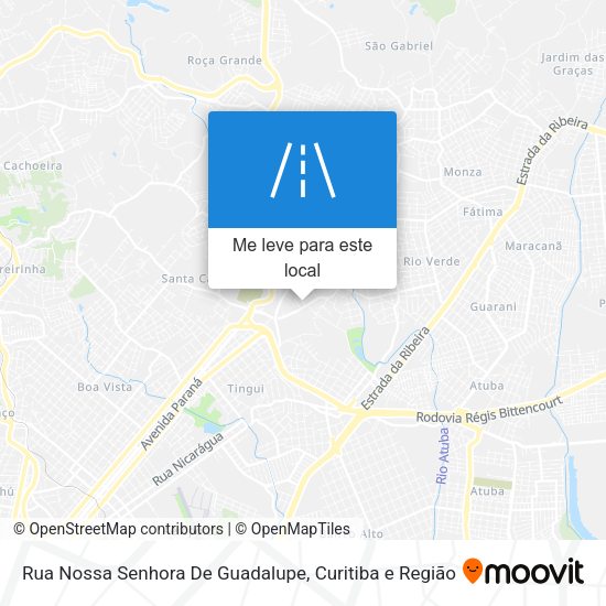Rua Nossa Senhora De Guadalupe mapa