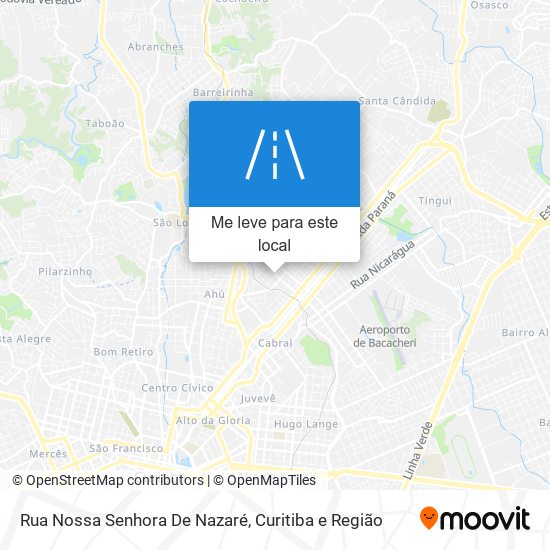 Rua Nossa Senhora De Nazaré mapa