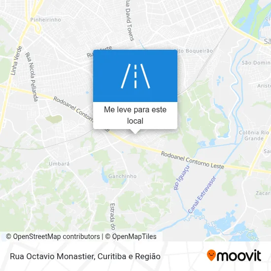 Rua Octavio Monastier mapa