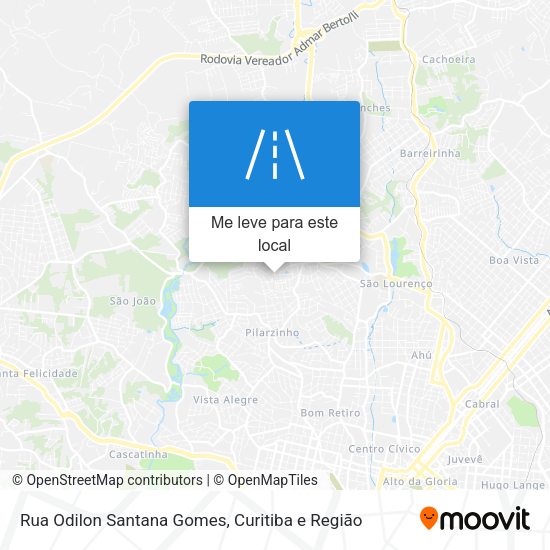 Rua Odilon Santana Gomes mapa