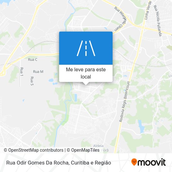 Rua Odir Gomes Da Rocha mapa