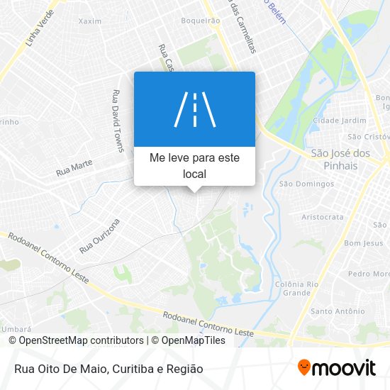 Rua Oito De Maio mapa