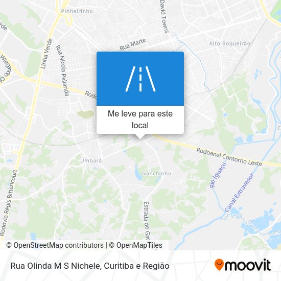 Rua Olinda M S Nichele mapa