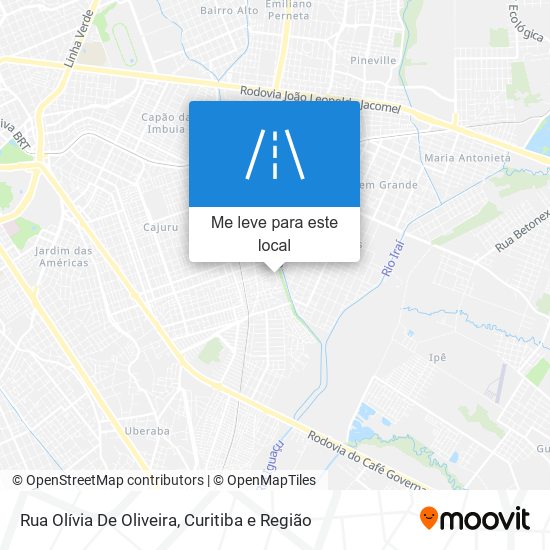 Rua Olívia De Oliveira mapa