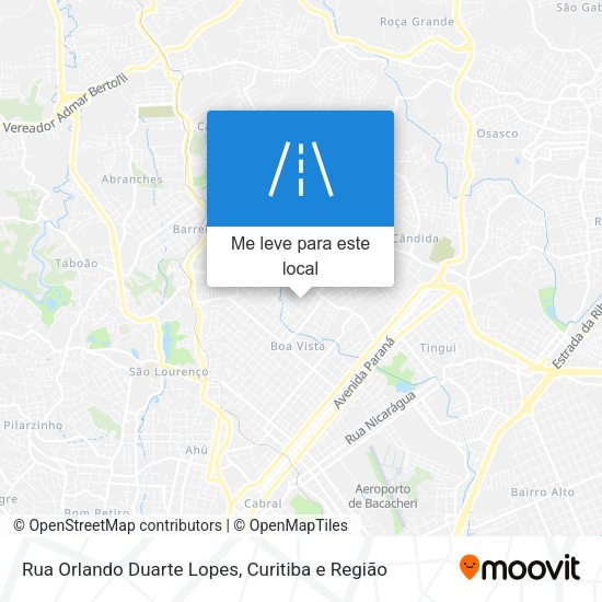 Rua Orlando Duarte Lopes mapa