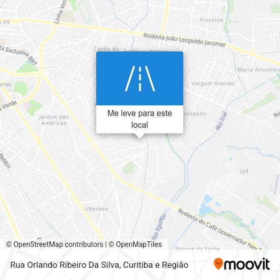 Rua Orlando Ribeiro Da Silva mapa