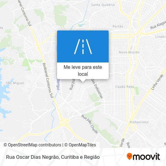 Rua Oscar Dias Negrão mapa