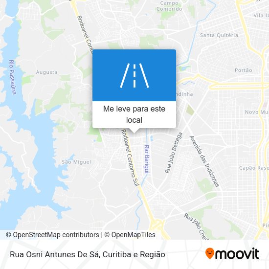 Rua Osni Antunes De Sá mapa