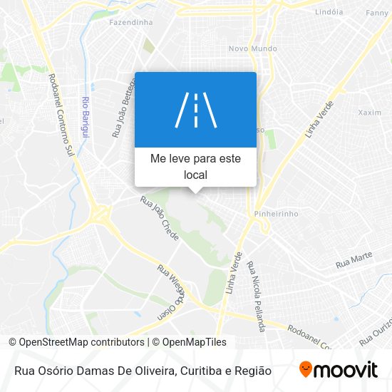 Rua Osório Damas De Oliveira mapa