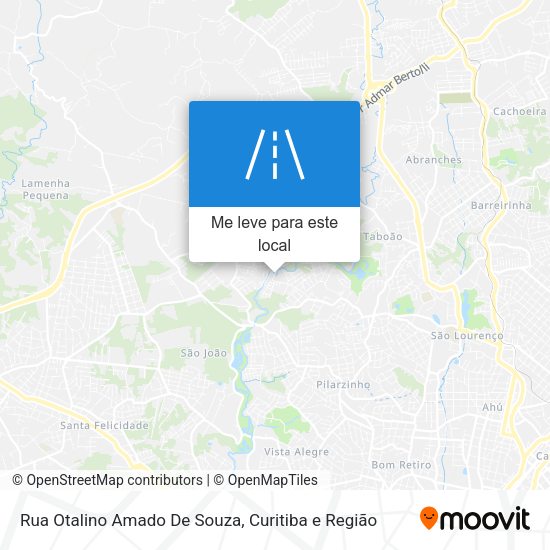 Rua Otalino Amado De Souza mapa