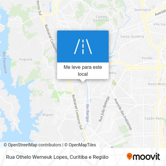 Rua Othelo Werneuk Lopes mapa