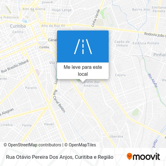 Rua Otávio Pereira Dos Anjos mapa