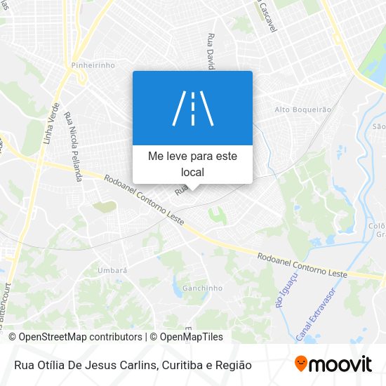 Rua Otília De Jesus Carlins mapa