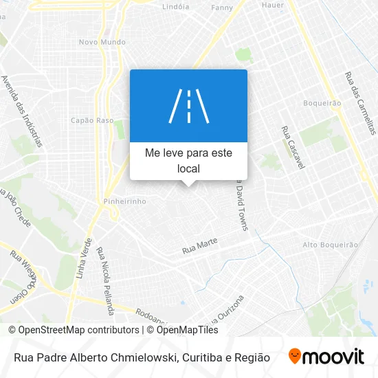 Rua Padre Alberto Chmielowski mapa