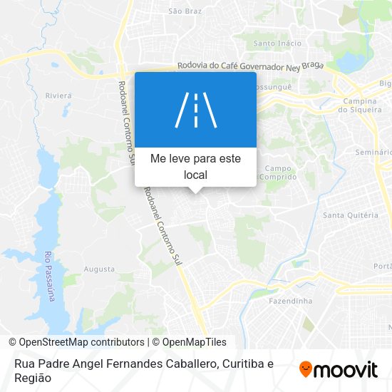 Rua Padre Angel Fernandes Caballero mapa