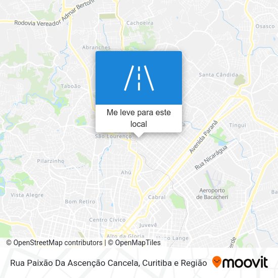 Rua Paixão Da Ascenção Cancela mapa
