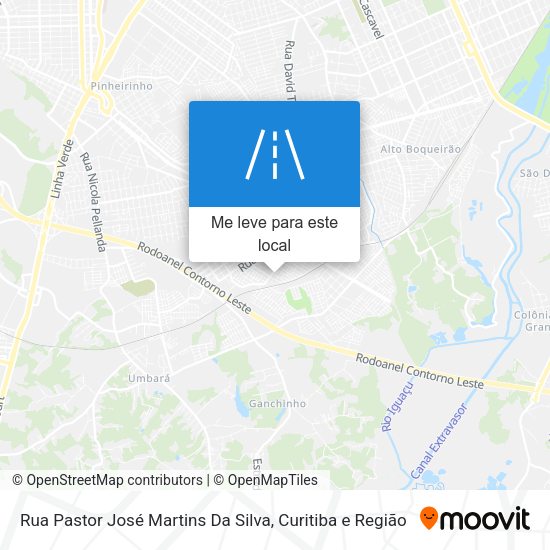 Rua Pastor José Martins Da Silva mapa