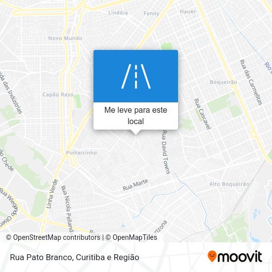 Rua Pato Branco mapa