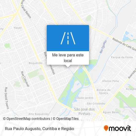 Rua Paulo Augusto mapa