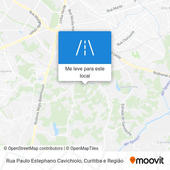 Rua Paulo Estephano Cavichiolo mapa