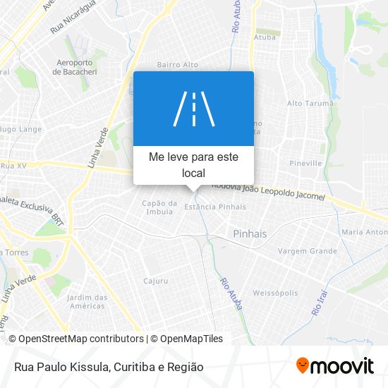 Rua Paulo Kissula mapa