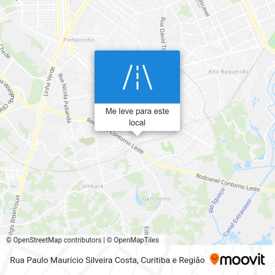Rua Paulo Maurício Silveira Costa mapa