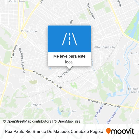Rua Paulo Rio Branco De Macedo mapa