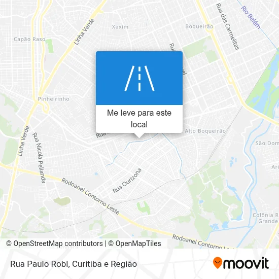 Rua Paulo Robl mapa