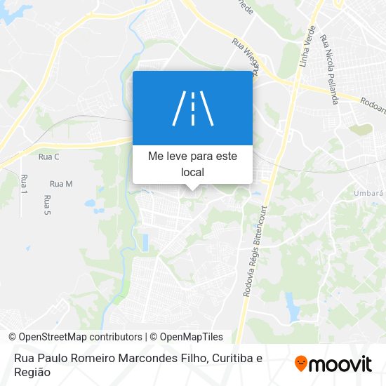Rua Paulo Romeiro Marcondes Filho mapa