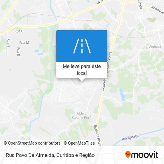 Rua Pavo De Almeida mapa