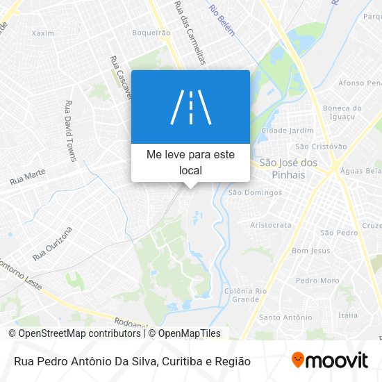 Rua Pedro Antônio Da Silva mapa