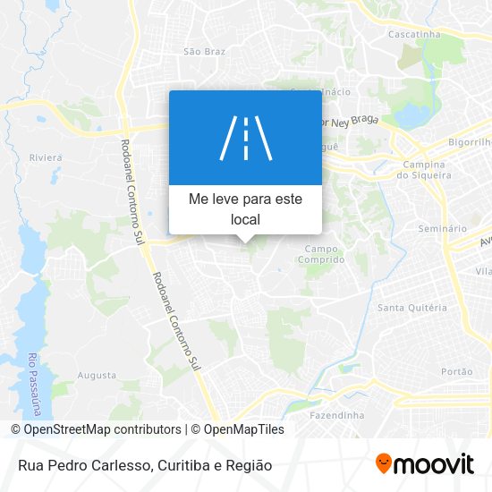 Rua Pedro Carlesso mapa