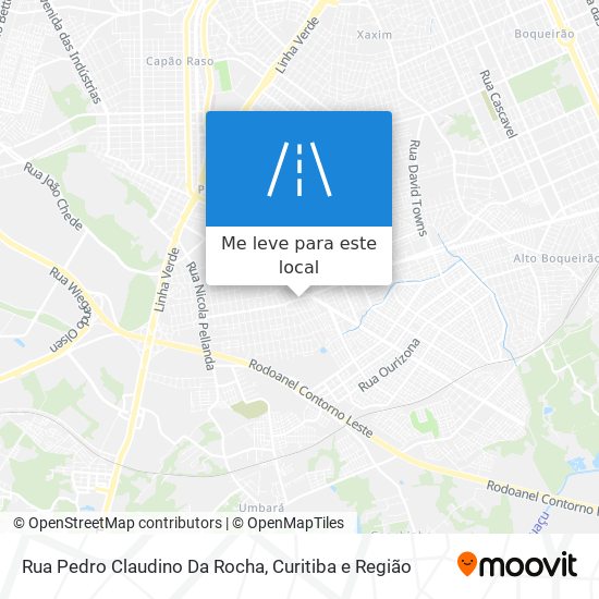 Rua Pedro Claudino Da Rocha mapa