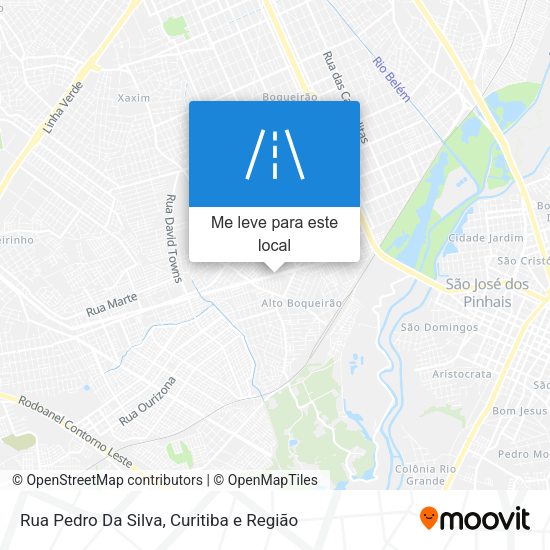 Rua Pedro Da Silva mapa