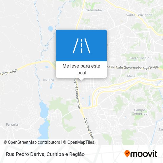Rua Pedro Dariva mapa
