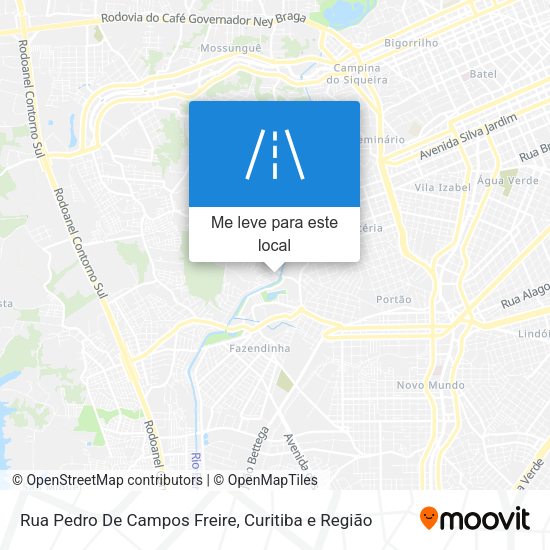 Rua Pedro De Campos Freire mapa