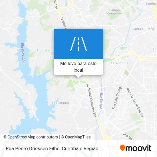 Rua Pedro Driessen Filho mapa