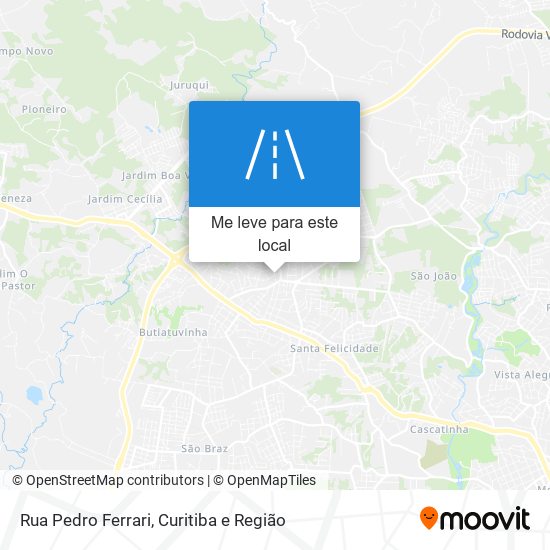 Rua Pedro Ferrari mapa