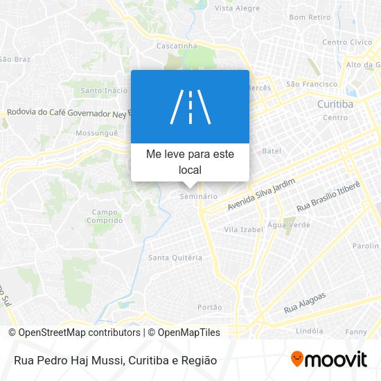 Rua Pedro Haj Mussi mapa